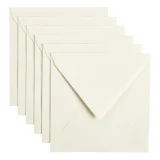 Envelop Papicolor 140x140mm anjerwit pak à 6 stuks