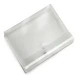 Enveloptas Europel A4 330x250x30mm dwars PP transparant wit