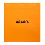Schrijfblok Rhodia A4 lijn 80 vel 80gr oranje