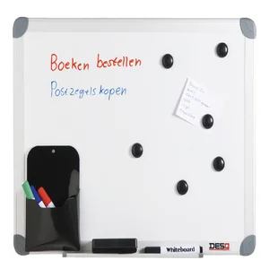 Whiteboard Desq 600x900mm in kunststof draagtas