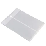 Enveloptas Europel A4 240x335mm staand PP transparant wit
