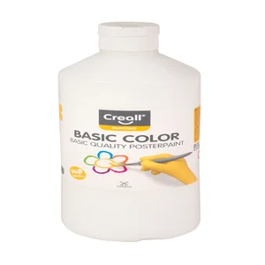 Plakkaatverf Creall basic wit 500ml