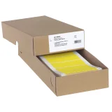 Etiket HERMA 8181 88.9x35.7mm 1-baans geel 2000 stuks