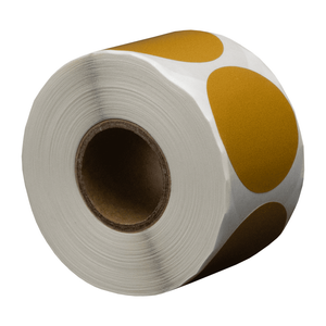 DULA Etiketten rond goud 35mm - 500 stickers op rol - Sluitzegel