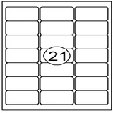 Etiket Quantore 63.5x38.1mm 2100 stuks