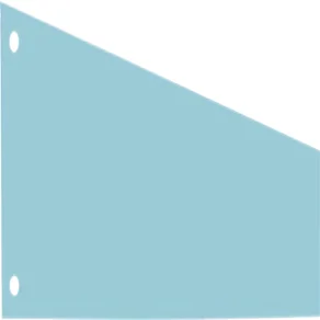 Scheidingsstrook Oxford trapezium 240x105/55mm 190