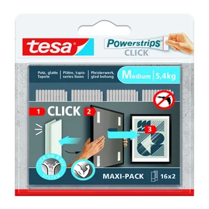 Kleefstip tesa Powerstrips Click Medium 16 paar wi