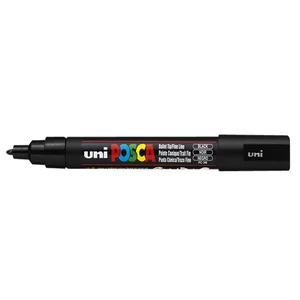 Paintmarker Uni POSCA PC3M fijn zwart