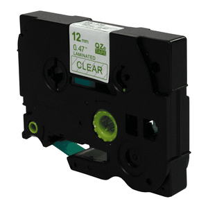DULA - Brother TZe-136 label tape - groen op transparant 12mm x 8 m