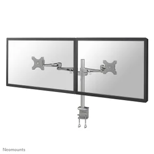Monitorarm Neomounts D935D 2x10-27" met klem zilve