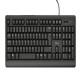 Toetsenbord Trust Primo QWERTY zwart