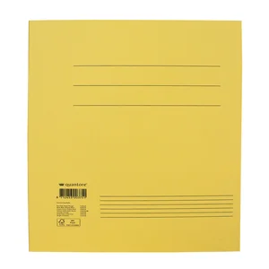 Dossiermap Quantore folio 320gr geel
