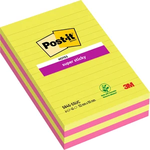 Memoblok 3M Post-it 584 127x203mm Super Sticky lij
