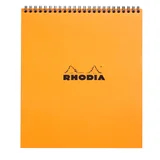 Spiraalblok Rhodia A4 lijn 160 pagina's 80gr oranje