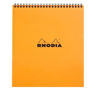Spiraalblok Rhodia A4 lijn 160 pagina's 80gr oranj