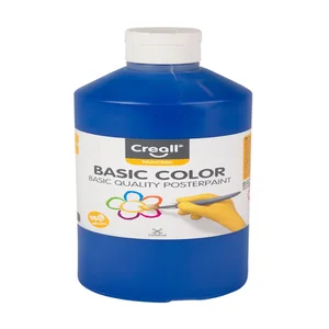 Plakkaatverf Creall basic donkerblauw 500ml