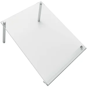 Notitiebord Nobo transparant acryl schuin A4