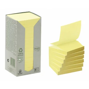 Memoblok Post-it Z-Note R330-1T 76x76mm recycled g