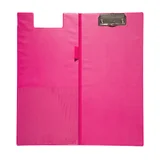 Klembordmap MAUL A4 staand met penlus PVC neon roze