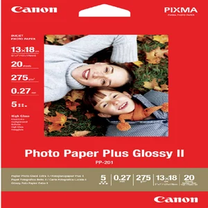 Inkjetpapier Canon PP-201 13x18cm 260gr plus 20 ve