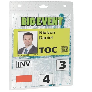 Badge Durable voor evenementen A6 zonder koord 20