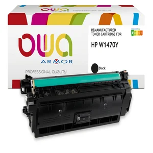 Tonercartridge OWA alternatief tbv HP W1470Y zwar