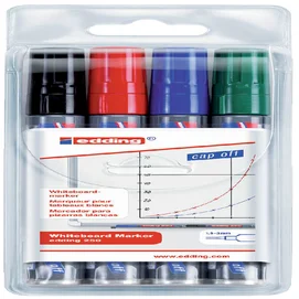 Whiteboardmarker edding 250 rond 1.5-3mm assorti 4