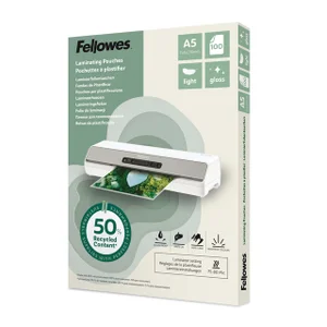 Lamineerhoes Fellowes A5 light 50% gerecycled glan