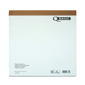 Flipoverpapier Qbasic 65x95cm 40 vel ongevouwen ru