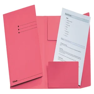 Dossiermap Esselte folio 3 kleppen manilla 275gr r
