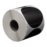 DULA Etiketten rond zwart 65mm - 500 stickers op rol - Sluitzegel