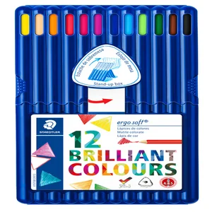 Kleurpotloden Staedtler Ergosoft driekantig 12stuk