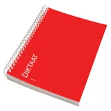Schrift Qbasic dictaat A5 spiraal lijn 160blz 70gr rood