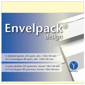 Dubbele kaart Papyrus Envelpack Design vierkant 14