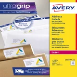 Etiket Avery L7159-250 63.5x33.9mm wit 6000 stuks