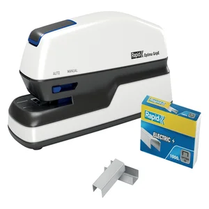 Nietmachine elektrisch Rapid Optima Grip 20vel wit