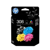 Inktcartridge HP 6L6S6UE 308 zwart + 3 kleuren