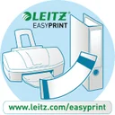 Rug-insteekkaart Leitz smal/kort 31x190mm wit 175