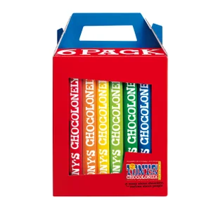 Chocolade Tony's Chocolonely Rainbowpack Classic 6