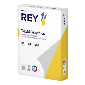 Kopieerpapier Rey Text & Graphics A4 80gr wit 500
