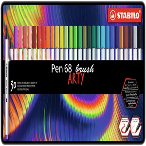 Brushstift STABILO Pen 568/30 Arty assorti blik à