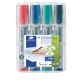 Viltstift Staedtler Lumocolor 316 non permanent F assorti 4 stuks