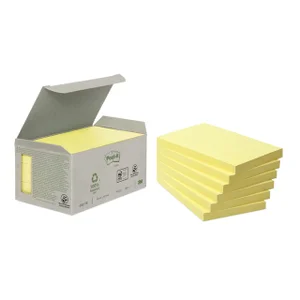 Memoblok Post-it 655-1B recycled 76x127mm canary y