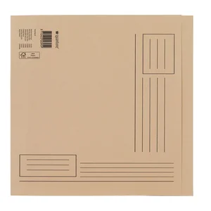 Vouwmap Quantore A4 ongelijke zijde 250gr beige