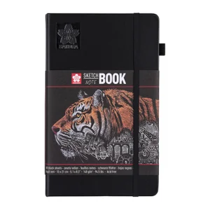 Schetsboek Sakura 80 zwarte vellen 140gr 130x210mm