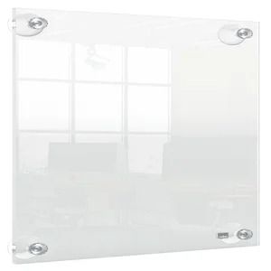 Infobord Nobo Premium Plus A4 acryl wand verplaats