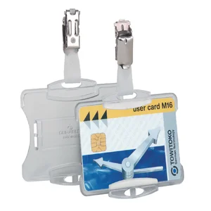 Veiligheidspashouder Durable 8118 open met clip 54