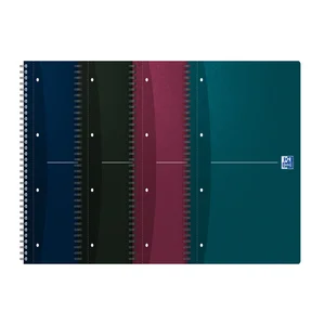 Collegeblok Oxford Office Essentials A4+ lijn 4-ga
