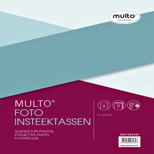 Fototas Multo A4 23-gaats 2-vaks 148x210mm PP mat