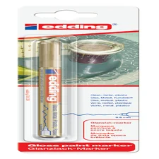 Paintmarker edding 780 op oliebasis 0.8mm goud bli